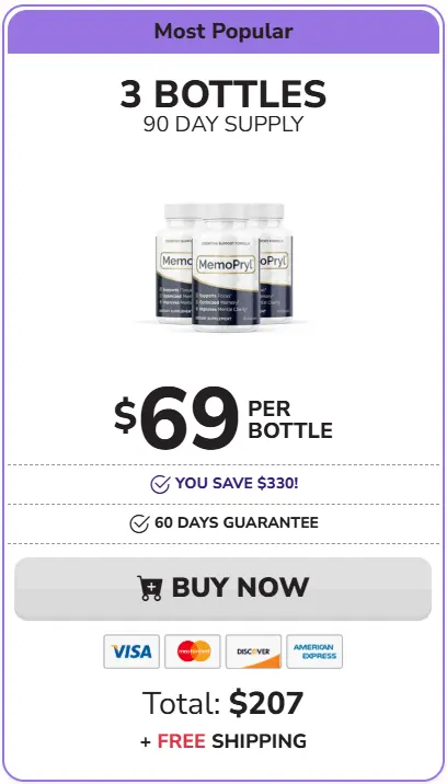 Buy MemoPryl 3 Bottle