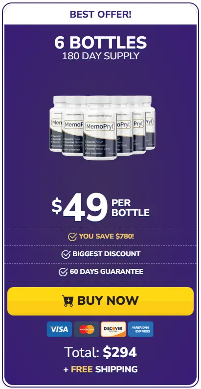 Buy MemoPryl 6 Bottle